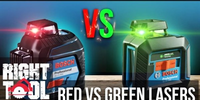 فرق تراز لیزری نور سبز با قرمز