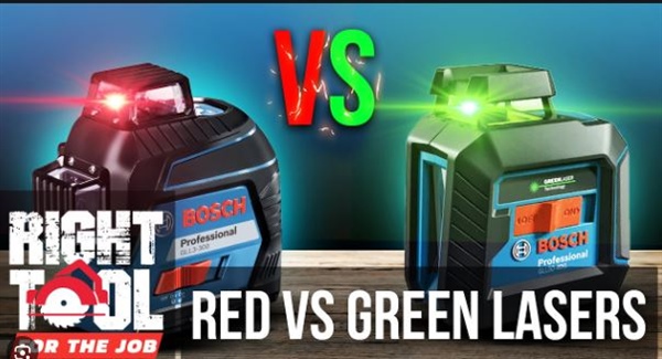  فرق تراز لیزری نور سبز با قرمز